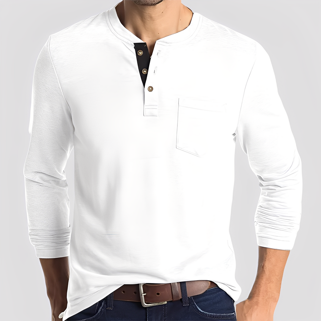 Dashiell - Camicia casual a maniche lunghe per uomo