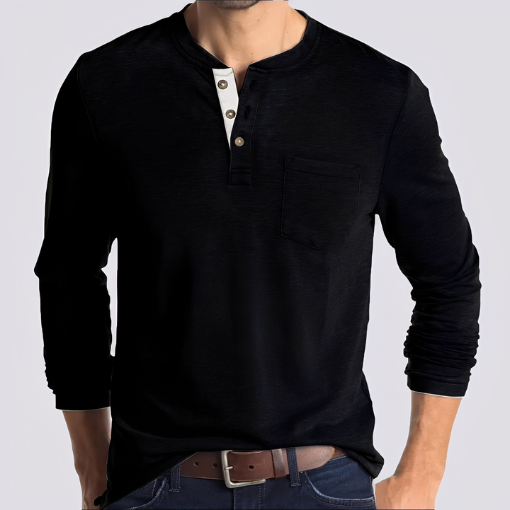 Dashiell - Camicia casual a maniche lunghe per uomo