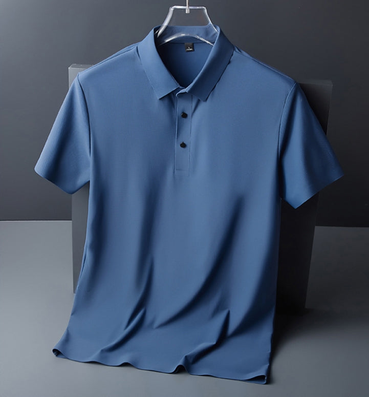 Malcom - Polo casual e traspirante per uomini