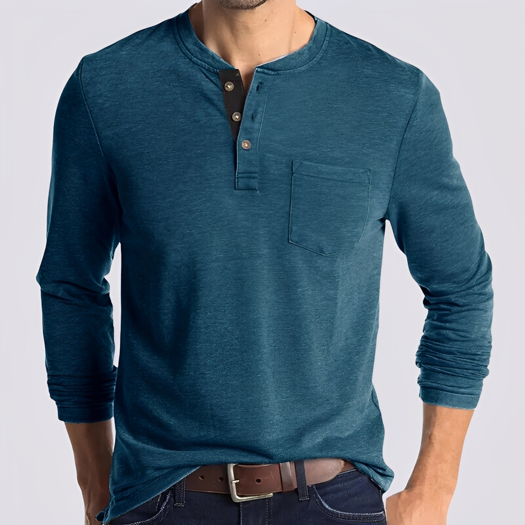 Dashiell - Camicia casual a maniche lunghe per uomo
